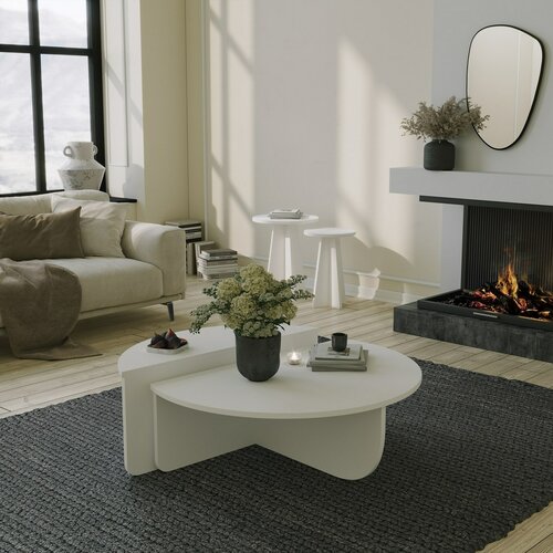Couchtisch Podium White