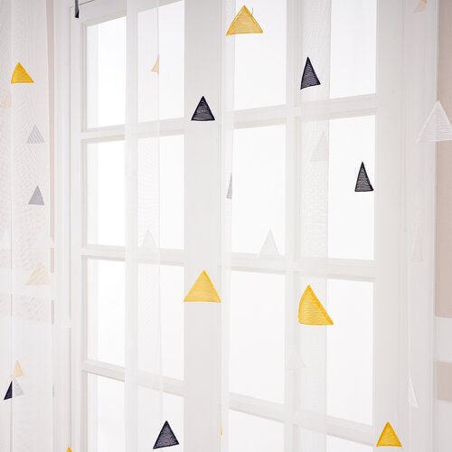 4Home Triangle voál függöny, 150 x 250 cm