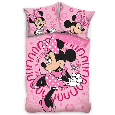 Carbotex Lenjerie de pat din bumbac pentru copiiFabulous Minnie , 140 x 200 cm, 70 x 90 cm