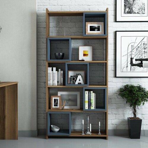 Knižnica Box Chalcedony and Walnut