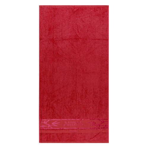 4Home Bamboo Premium Handtuch Rot, 50 x 100 cm