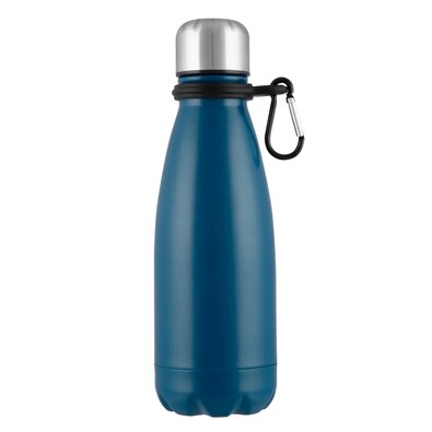 Altom Nerjaveča steklenica za vodo s karabinko 350ml, mornarsko modra