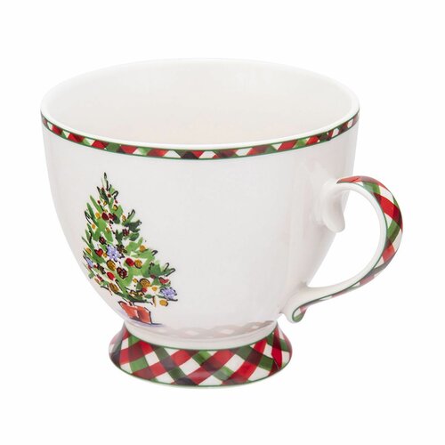 Altom Classic Christmas tree porcelán jumbo bögre, 380 ml