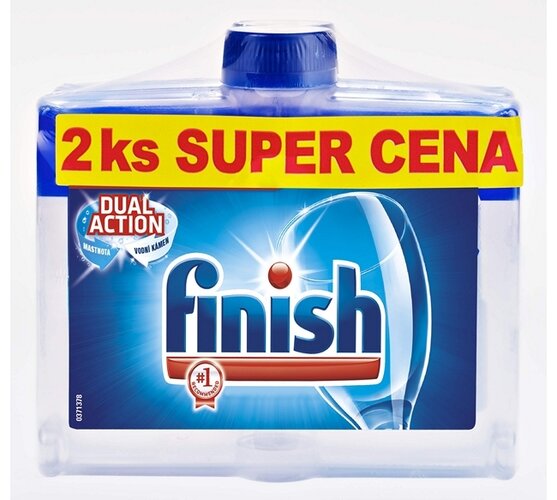 Finish/Calgonit čistič umývačky DUO 2 ks 250 ml