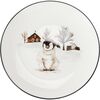 Porcelanový dezertní talíř Winter Penguin, 19 x 2cm
