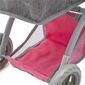 Wózek dla lalek Baby Mix 2w1 Sophie różowo-szary,63,5 x 37 x 63,5 cm