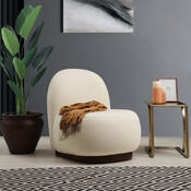 Polstersessel Tina Bouclet White