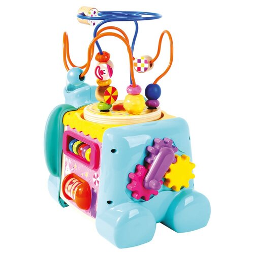 Bino Motorikwürfel Elefant, Blau