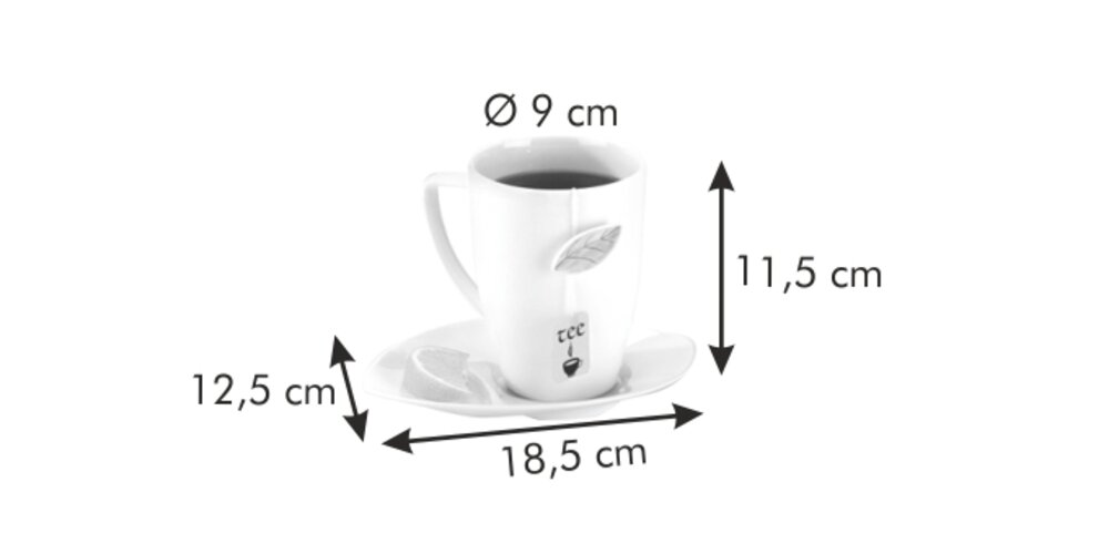Tescoma Hrnček na čaj s tanierikom 400 ml
