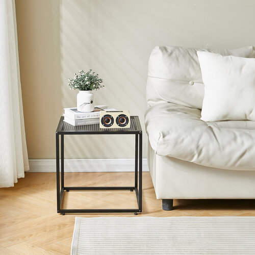 Popolnoma kovska mizica za odlaganje, 42 x 42 x 42cm