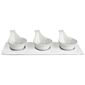 Lamart LT9218 4 dielna servírovacia sada misiek Dine, 34 x 12 cm