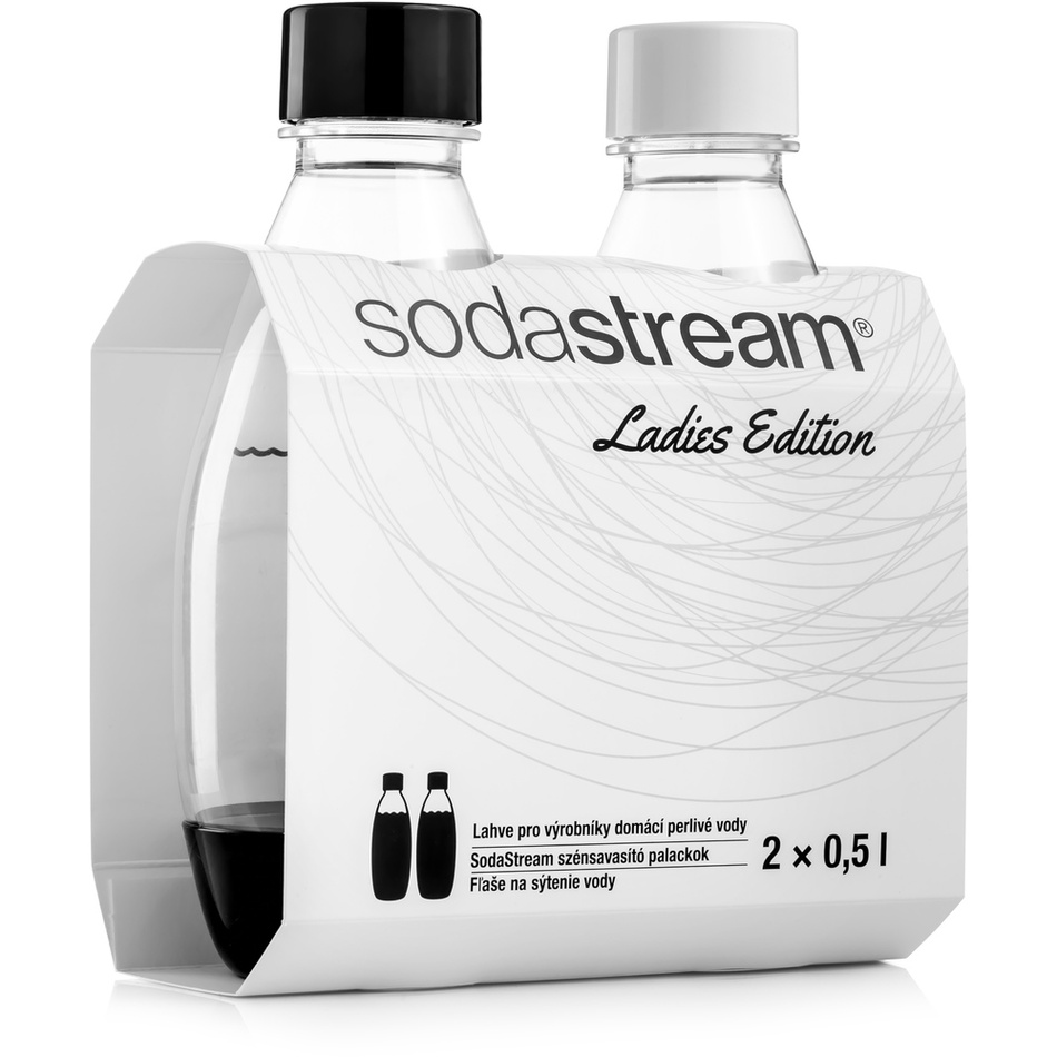 Obrázok SodaStream B & W Grass LE SODA Fľaša 0.5l dámska 2ks (42002135)