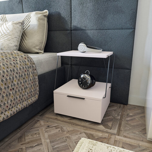 Stolik nocny Tekoba White