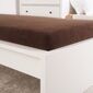 4Home froté prestieradlo Ideál tmavohnedá, 90 x 200 cm