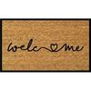 Kokosova preproga Dobrodošli, 40 x 60 cm