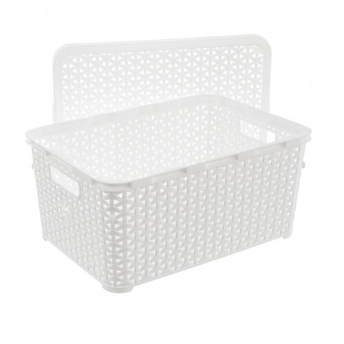 Orion Box fedéllel RATAN, 10 l, fehér