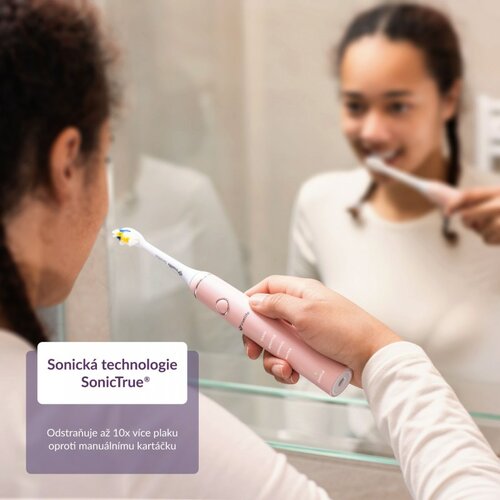 TrueLife Sonická zubná kefka SonicBrush Compact, ružová