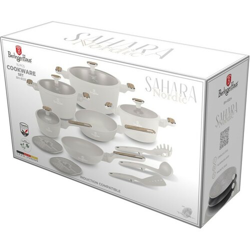BerlingerHaus Súprava riadu s titánovým povrchom Sahara Nordic, 15 ks