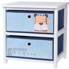 Kommode Hatu, Blau, 41 x 33,5 x 43 cm