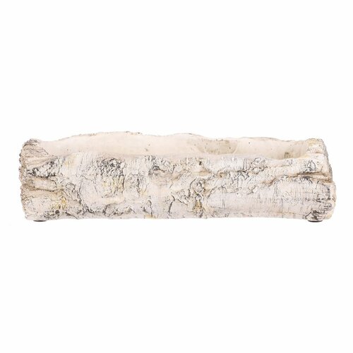 Übertopf - Blumenkasten Birkenimitat, 32 x 12 x 8 cm
