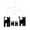 Kinet Cats Mobile 30 cm, černý