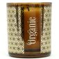 Органічна свічка Frankincense & Myrrh 200 г у склі з золотою фольгою