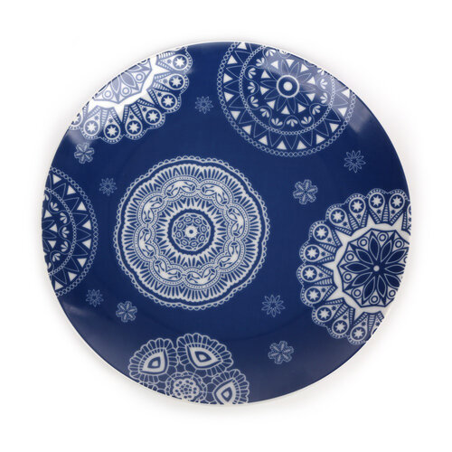 Dezertní talíř Blue Laces 20 cm, modrá