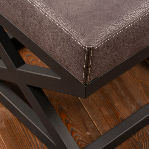 Polsterhocker Krupa Anthracite