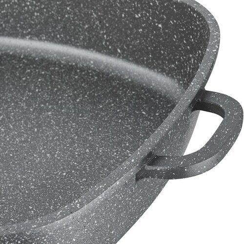 Florina Aluminium-Bräter mit Aromadeckel Lava 3,5 l, 28 × 28 × 7,5 cm