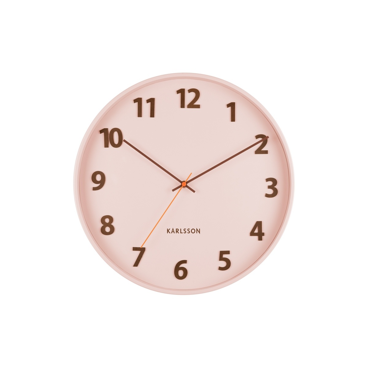 Karlsson 5920LP design falióra 40 cm, soft pink akciós termékkép 1