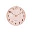 Karlsson 5920LP dizajnové nástenné hodiny 40 cm, soft pink