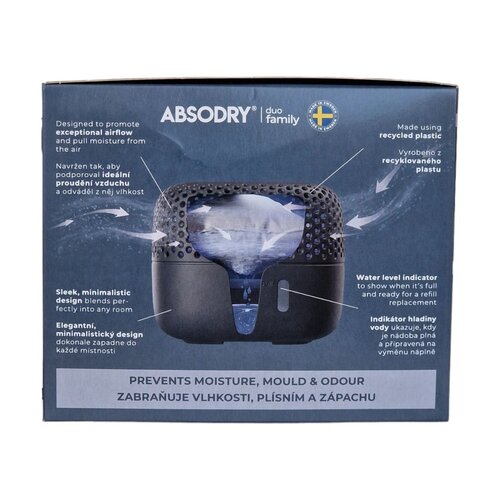 Everbrand Поглинач вологи Absodry Duo Family Bag 3-ї серії, до 30 м3, Midnight Blue