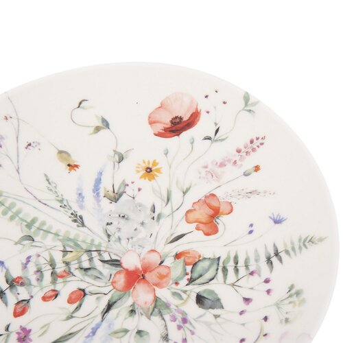 Orion Porcelanowy talerz deserowy Mak, śr. 20,5 cm