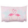 Pernuţă decorativă păsări Flamingo, 40 x 25 cm