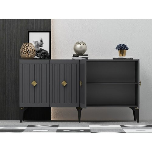 Dulap Midas Anthracite and Gold