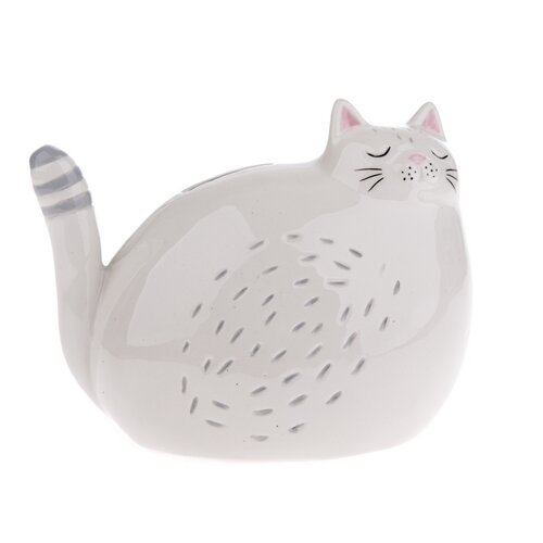 Керамічна декоративна скарбничка Кішка, 17,7 x 13,7 см