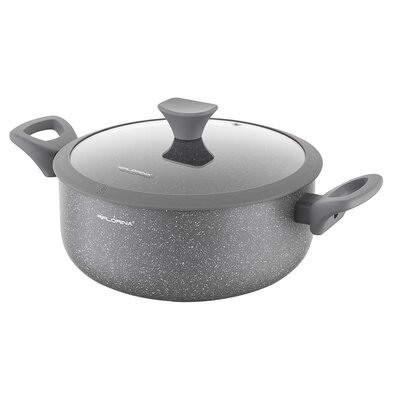 Florina Alumínium pot with lid by Mateusz Gessler,24 cm, 4,2 l