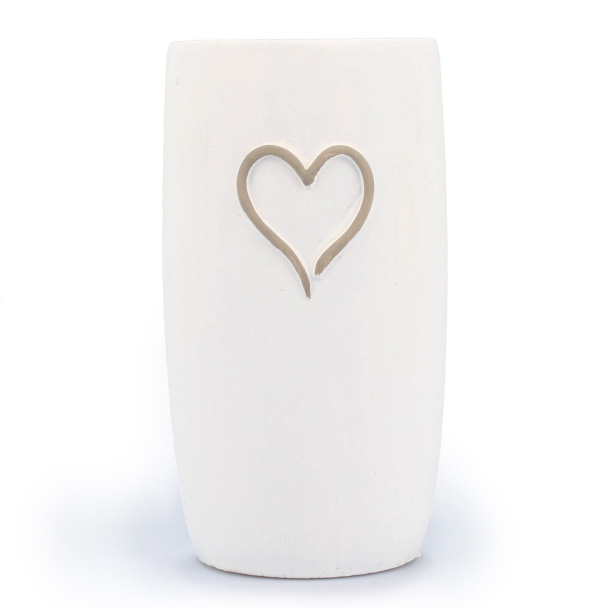 Betonový obal na květináč srdce pr. 12 cm, BK4170