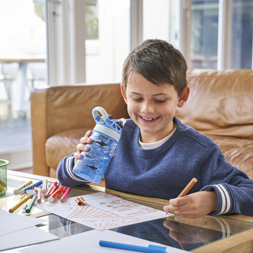 Contigo Дитяча пляшка Easy Clean 420 мл Blue  Sharks