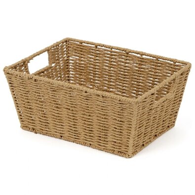 Coș împletit manual Compactor ETNA, 31 x 24 x 14 cm, bej