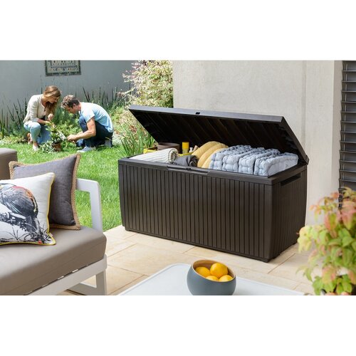 Keter Garten-Aufbewahrungsbox Springwood braun, 305 l
