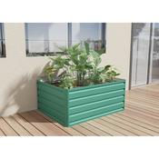 Patură înălțată G21 Daisy 120 x 90 x 52 cm, dintablă, verde