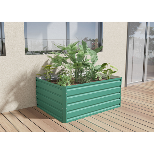 Patură înălțată G21 Daisy 120 x 90 x 52 cm, dintablă, verde