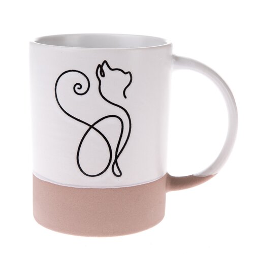 Keramiktasse Cat line, 420 ml