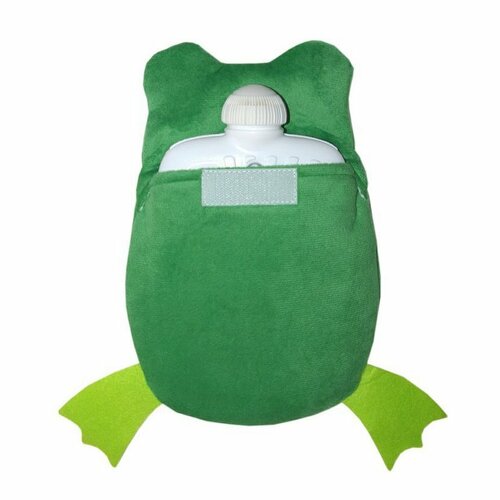Hugo Frosch Дитячий термофор Eco Junior Comfort з мотивом жаби, зелений