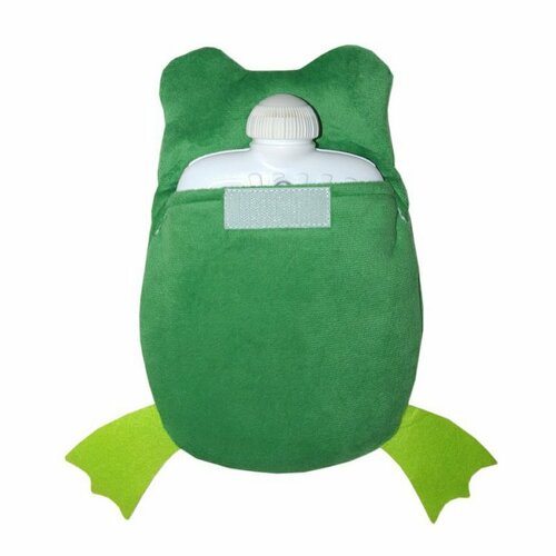 Hugo Frosch Kinder Eco Junior Comfort Thermophor mit Froschmotiv, Grün