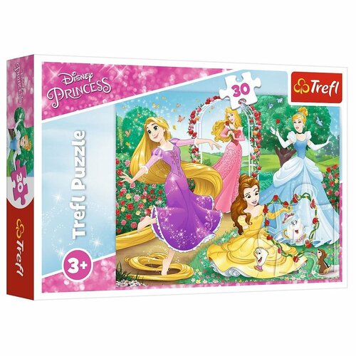 Trefl Puzzle Disney princezny Být princeznou, 30 dílků