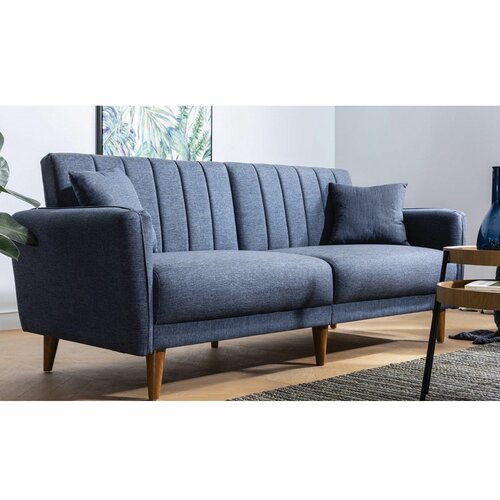 Sofa rozkładana Aqua ciemnoniebieska