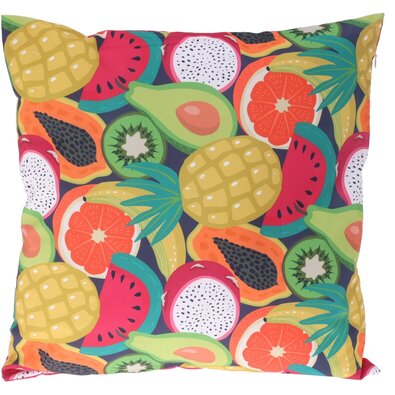 Pernă Papaya albastru, 45 x 45 cm