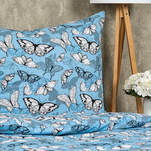 4Home Butterflies pamut ágyneműhuzat, 140 x 220 cm, 70 x 90 cm